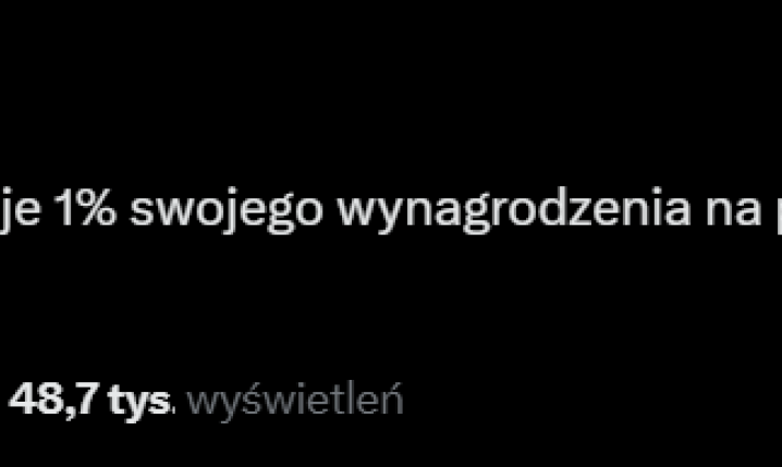 Na to Dani Olmo przeznacza 1% SWOJEGO WYNAGORDZENIA!